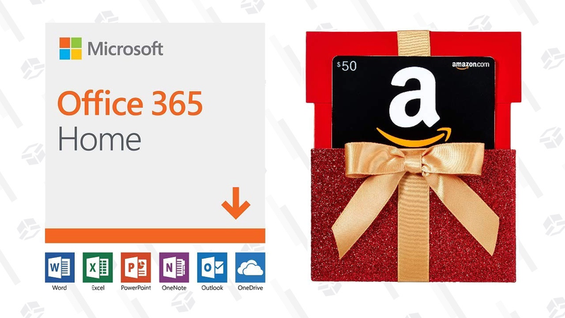 1 Año de subscripción a Microsoft Office 365 + tarjeta regalo de Amazon $50 | $100 | AmazonGráfico: Shep McAllister